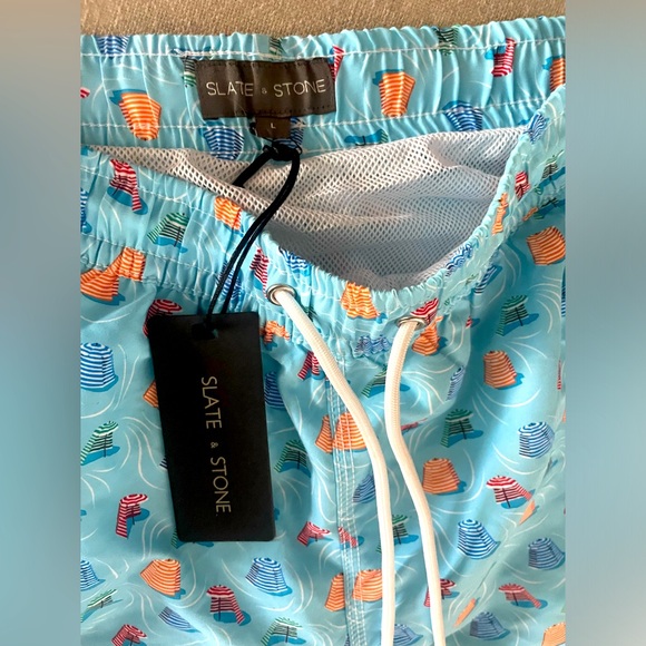 SLATE & STONE - Cabo Umbrella Swim Trunks - NWT - Picture 2 of 3
